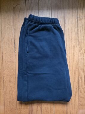 Men's Black Fleece Joggers with Elastic Waist